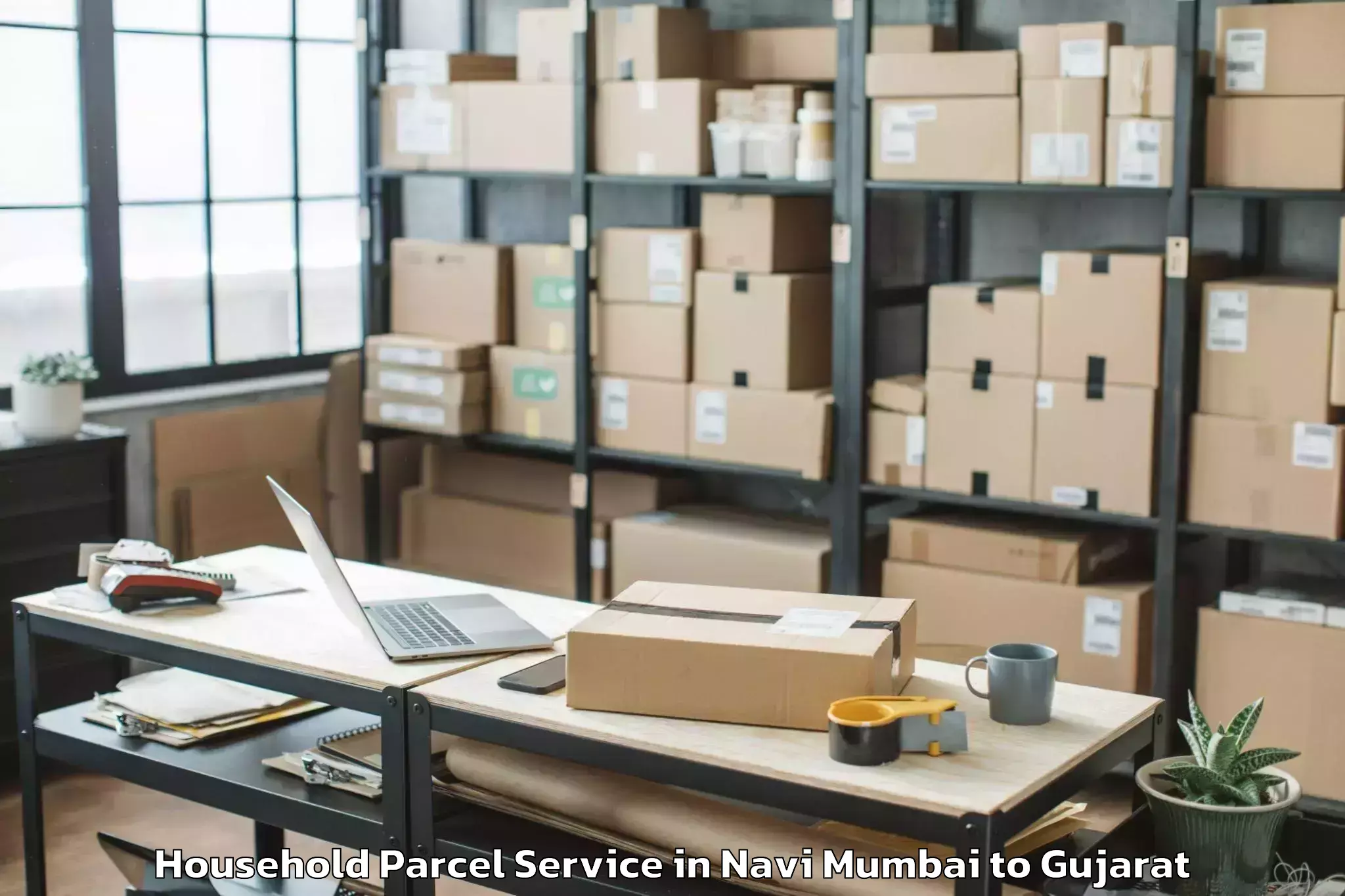 Get Navi Mumbai to Botad Household Parcel